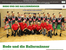 Tablet Screenshot of bodo-und-die-ballermaenner.de